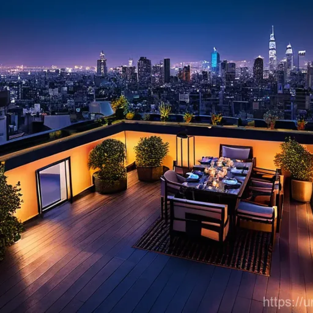 야경이 잘 보이는 전망대 - **City Rooftops/High Buildings:** "شہر کی بلند ترین چھتوں سے جھلکتے انمول نظارے" (Invaluable views f...