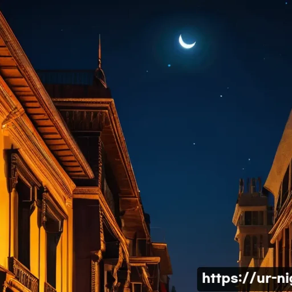 포토샵 야경 보정 - A vibrant nighttime cityscape of Karachi, Pakistan, showcasing illuminated historic buildings with w...