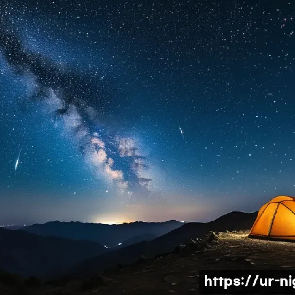 밤하늘 별자리 촬영 - A stunning night sky scene over a serene rural landscape in Pakistan, captured with a DSLR camera on...